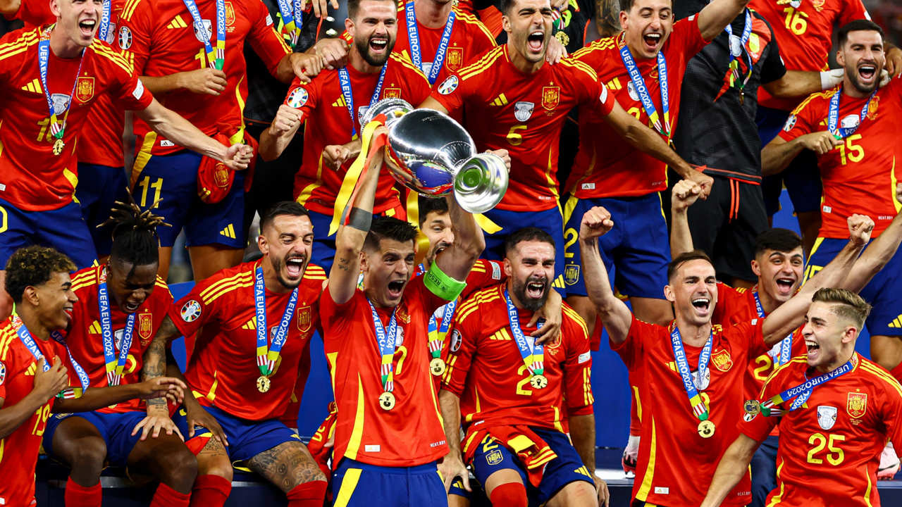 España celebración Eurocopa