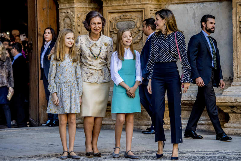 Instantánea de la polémica misa de Pascua de 2018