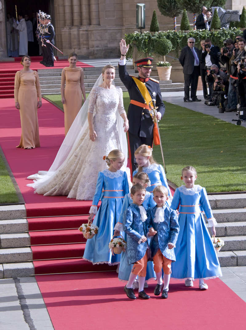 El príncipe Guillermo y Estefanía de Luxemburgo