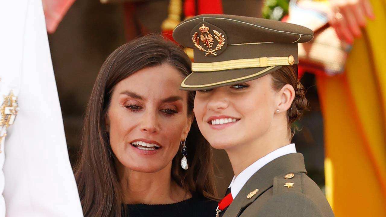 Leonor y Letizia en la Escuela Naval Militar