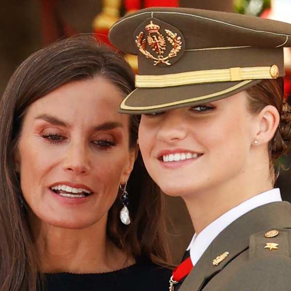 Leonor y Letizia en la Escuela Naval Militar