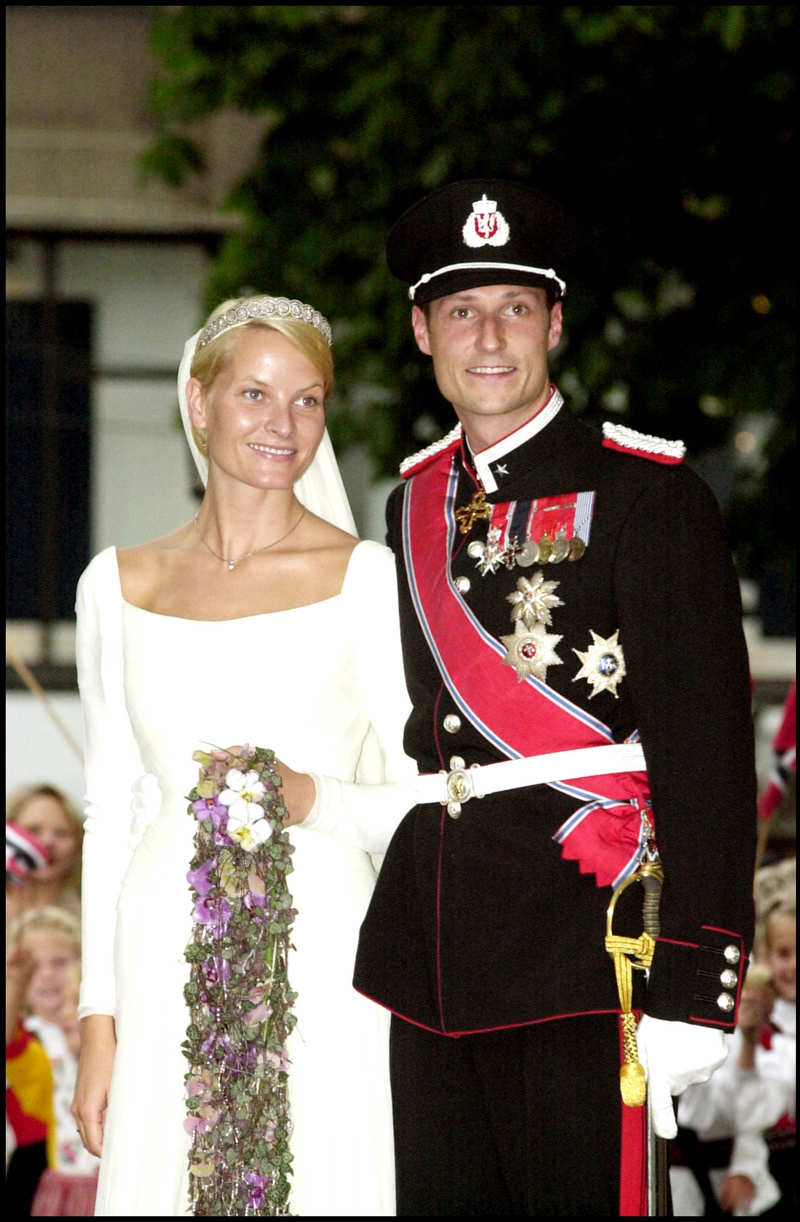 El príncipe Haakon y Mette Marit