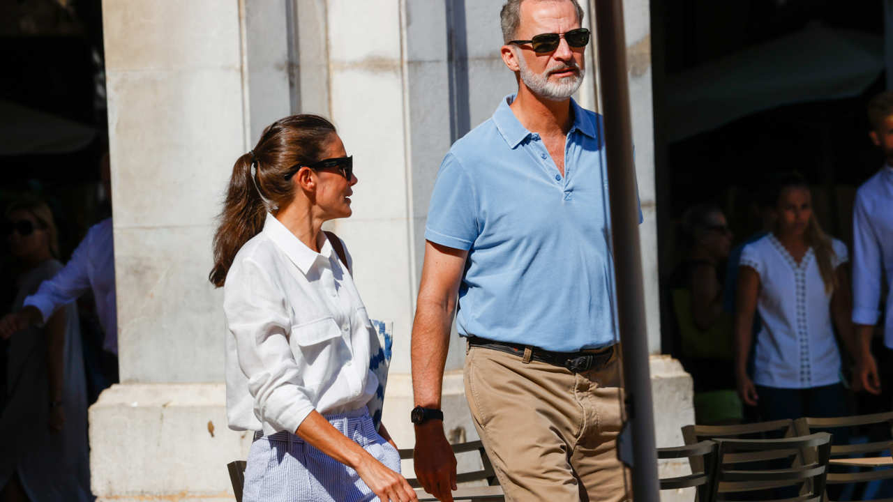 Los Reyes, Felipe y Letizia, en Palma de Mallorca.