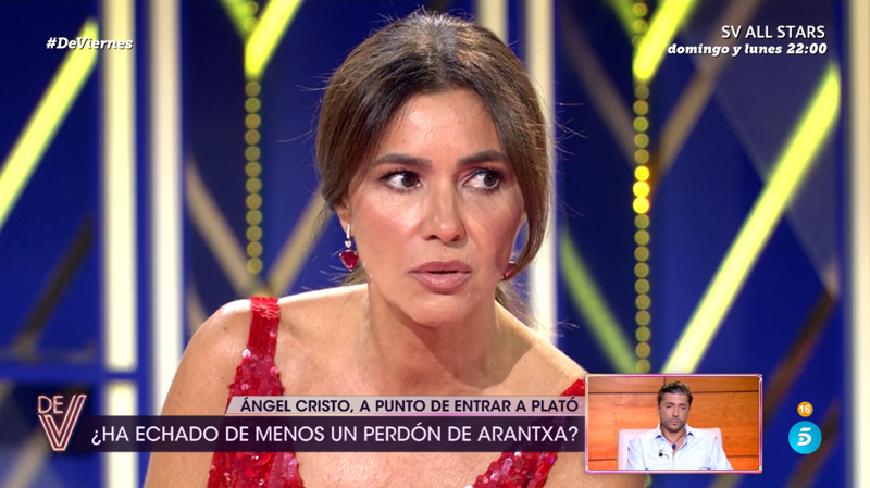 Arantxa del Sol, muy decepcionada con Ángel Cristo Jr.