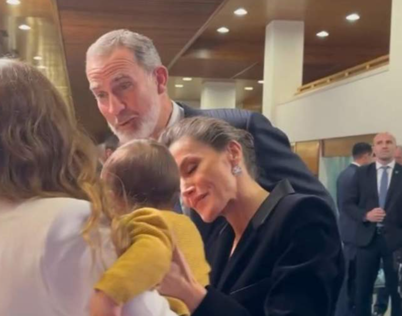 El enternecedor gesto de la reina Letizia con el hijo de María Toledo