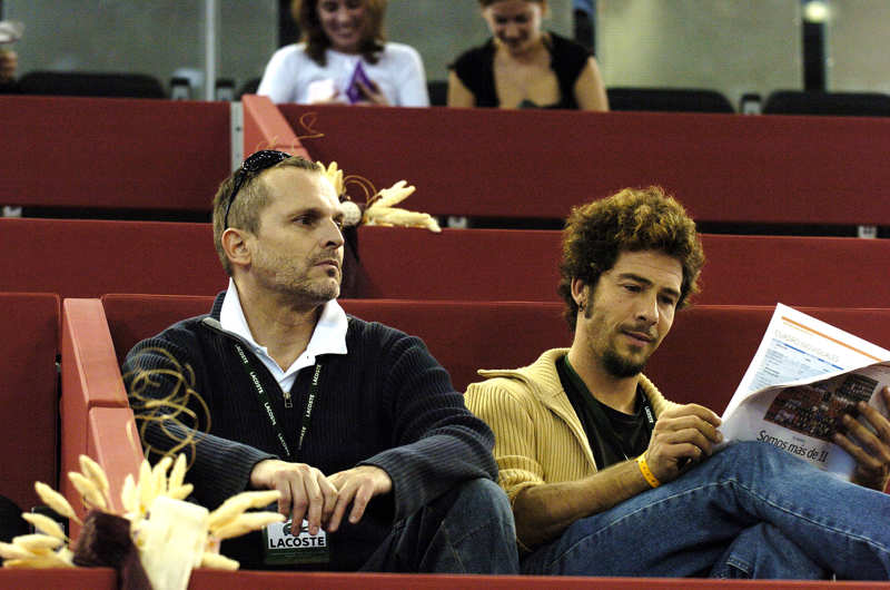 Miguel Bosé y Nacho Palau en una foto de archivo