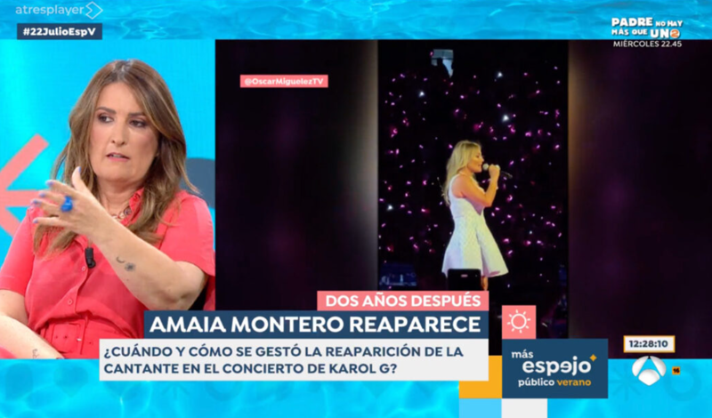 Laura Fa habla sobre Amaia Montero en 'Espejo Público'. 