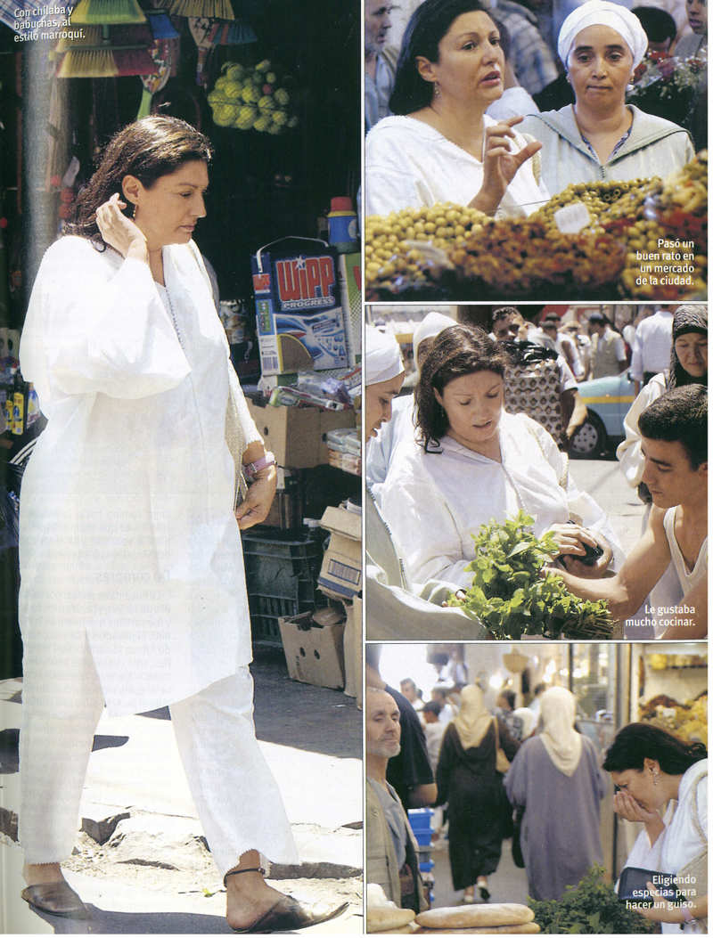 Las últimas fotos de Carmen Ordoñez, cuatro días antes de morir.