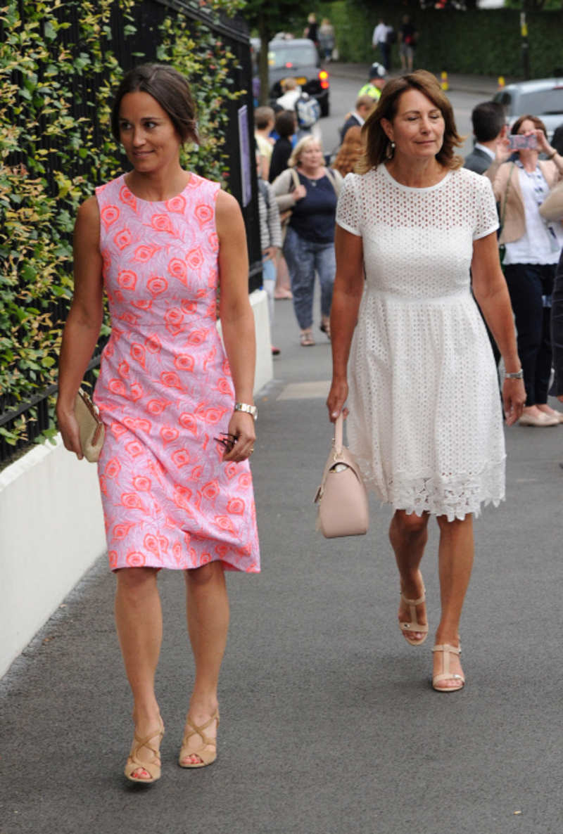 Carole y Pippa Middleton, en una foto de archivo.