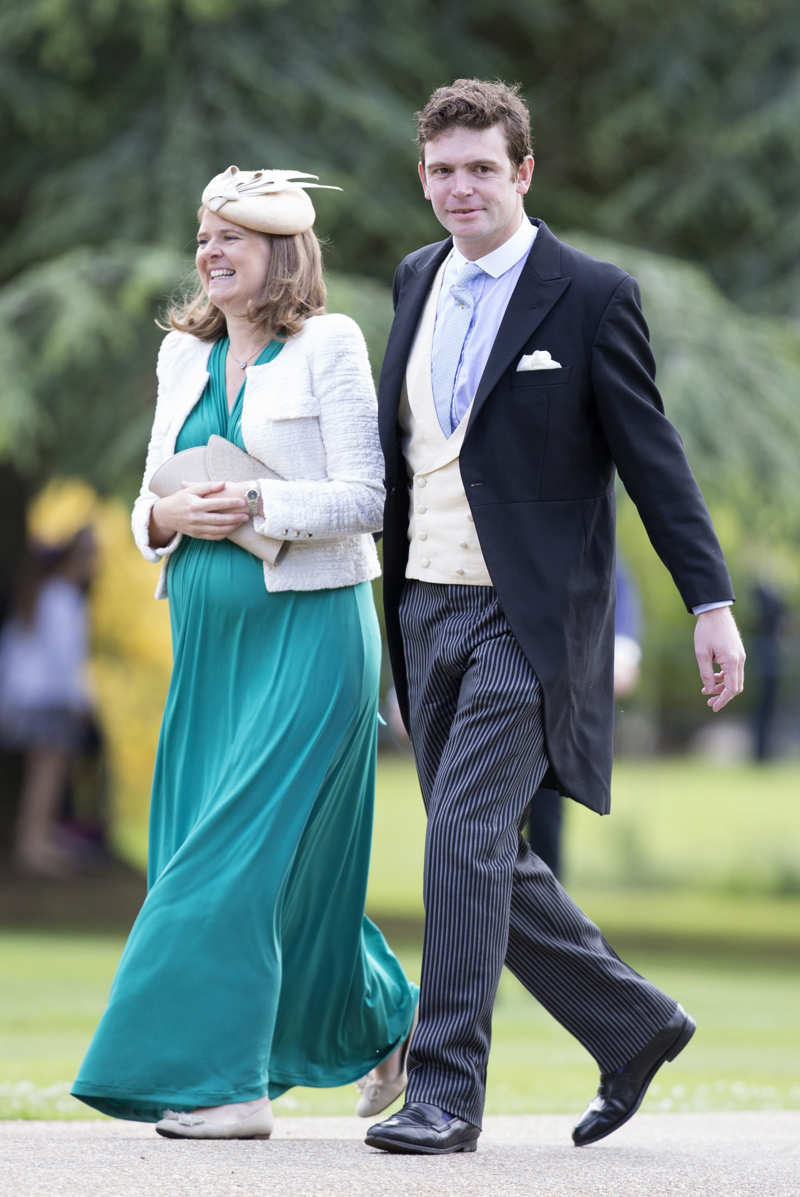 Lady Laura Meade y James Meade, en la boda de Pippa Middleton en el año 2017.