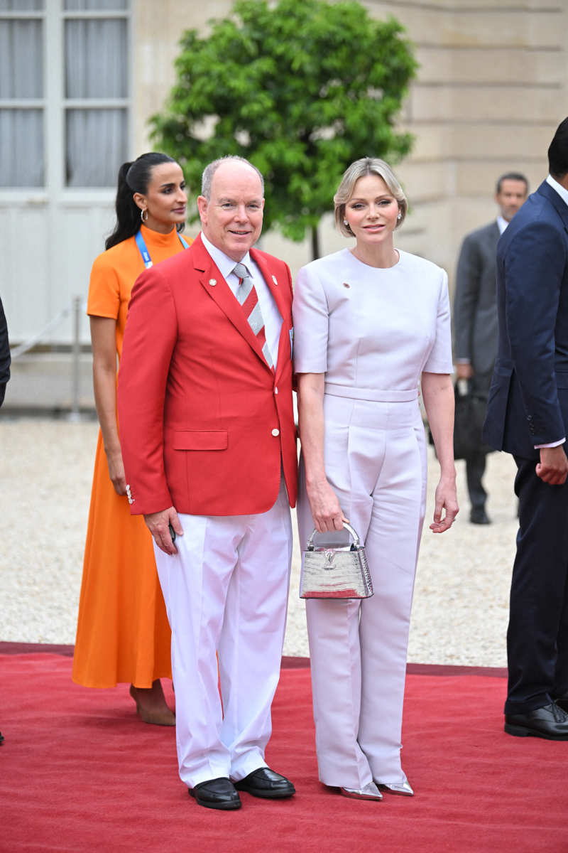 Alberto y Charlene de Mónaco, en los Juegos Olímpicos de París. 