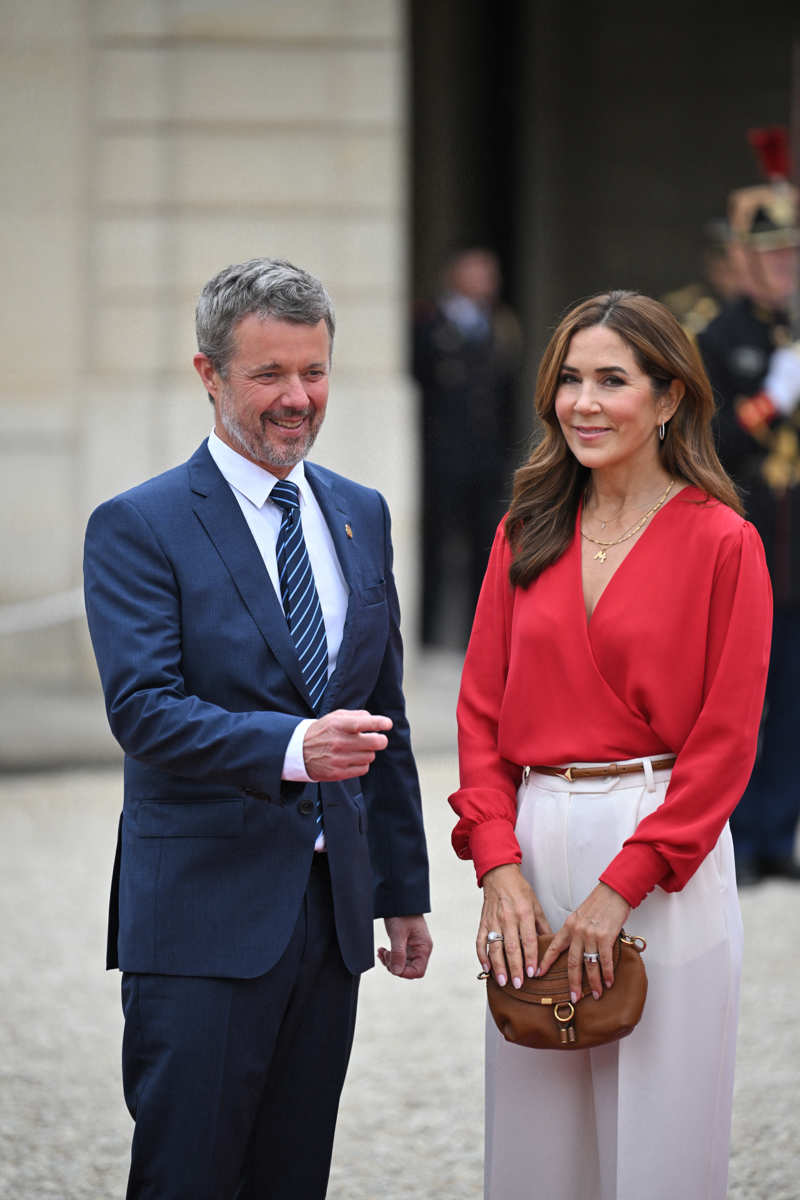 Federico y Mary de Dinamarca, en París. 