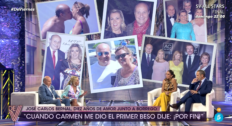 José Carlos Bernal celebra sus diez años de amor junto a Carmen Borrego