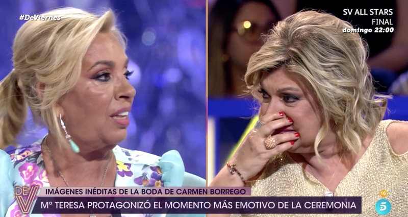 Terelu Campos se rompe en '¡De Viernes!'