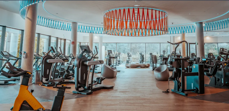 El gimnasio donde María josé amanece cada mañana de vacaciones