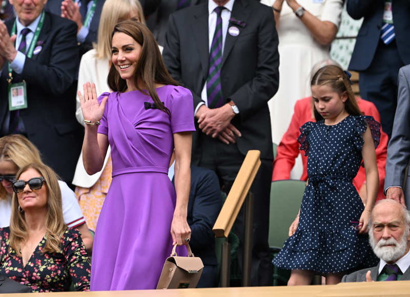 Kate Middleton y la Princesa Charlotte. 