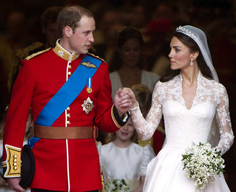 Boda real entre Kate Middleton y el príncipe Guillermo.