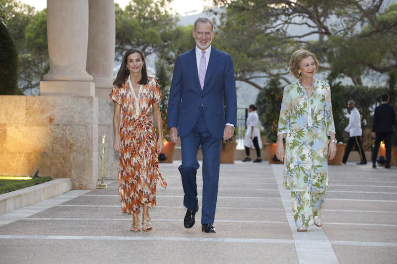 Elegante look de Doña Sofía en Marivent