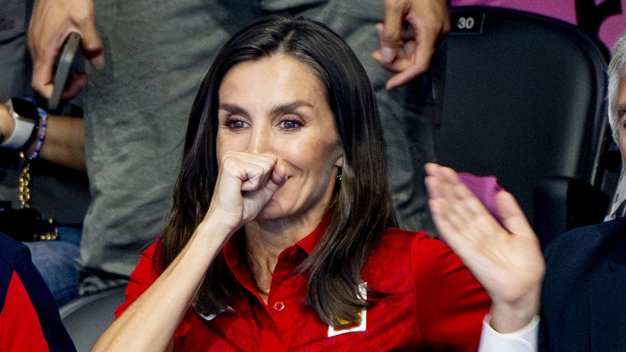 La Reina Letizia, derrochando expresividad en un partido de Alcaraz