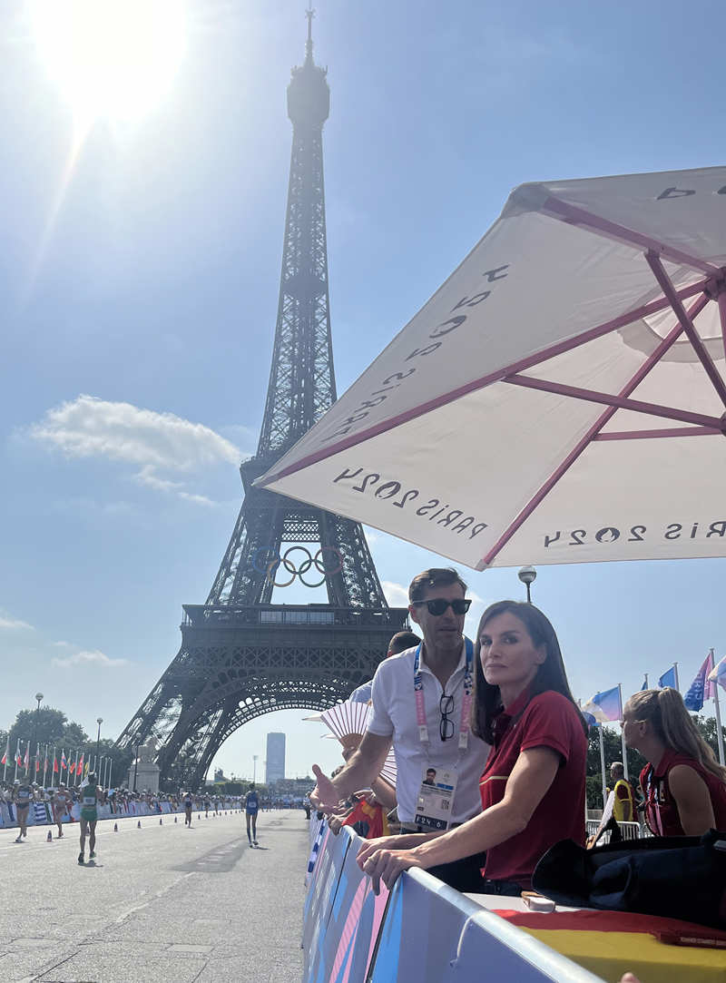 La Reina Letizia, en el lugar más emblemático de París