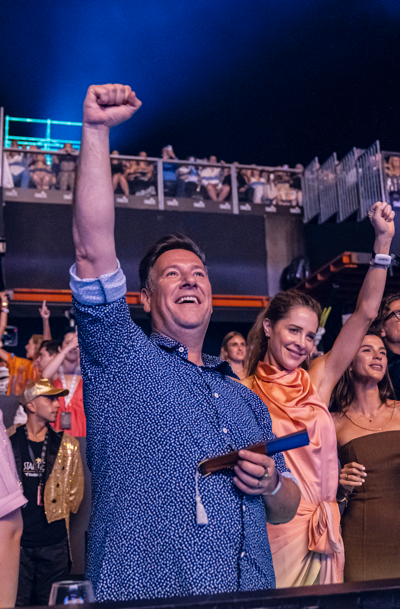 Carlos Latre en el concierto de Luis Miguel en Starlite de Marbella