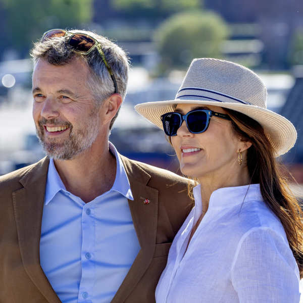 Federico y Mary de Dinamarca, durante su viaje a Noruega. 