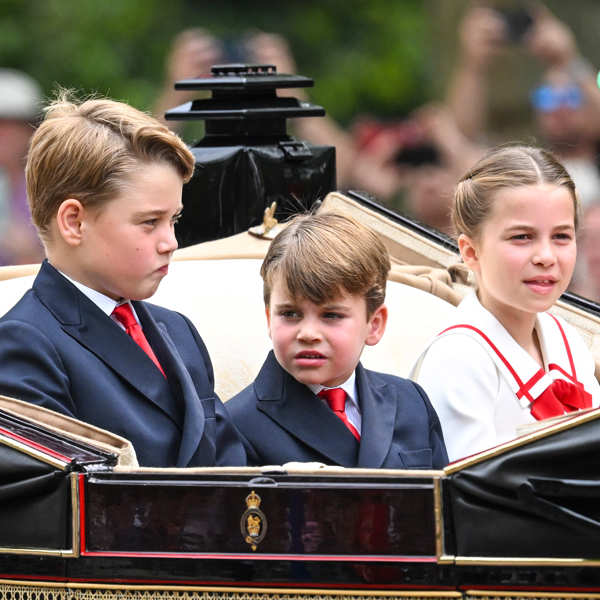 George, Louis y Charlotte, hijos de Guillermo y Catalina de Gales