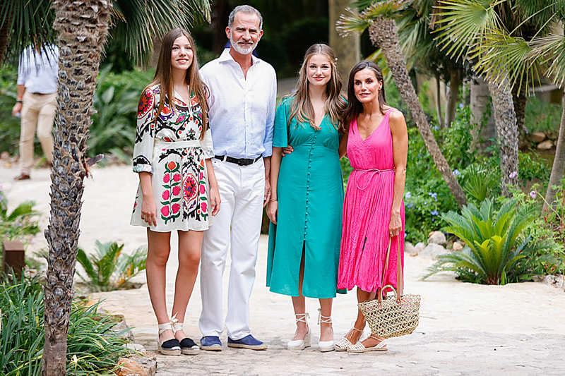 Visita de la familia real a la Sierra de Tramontana