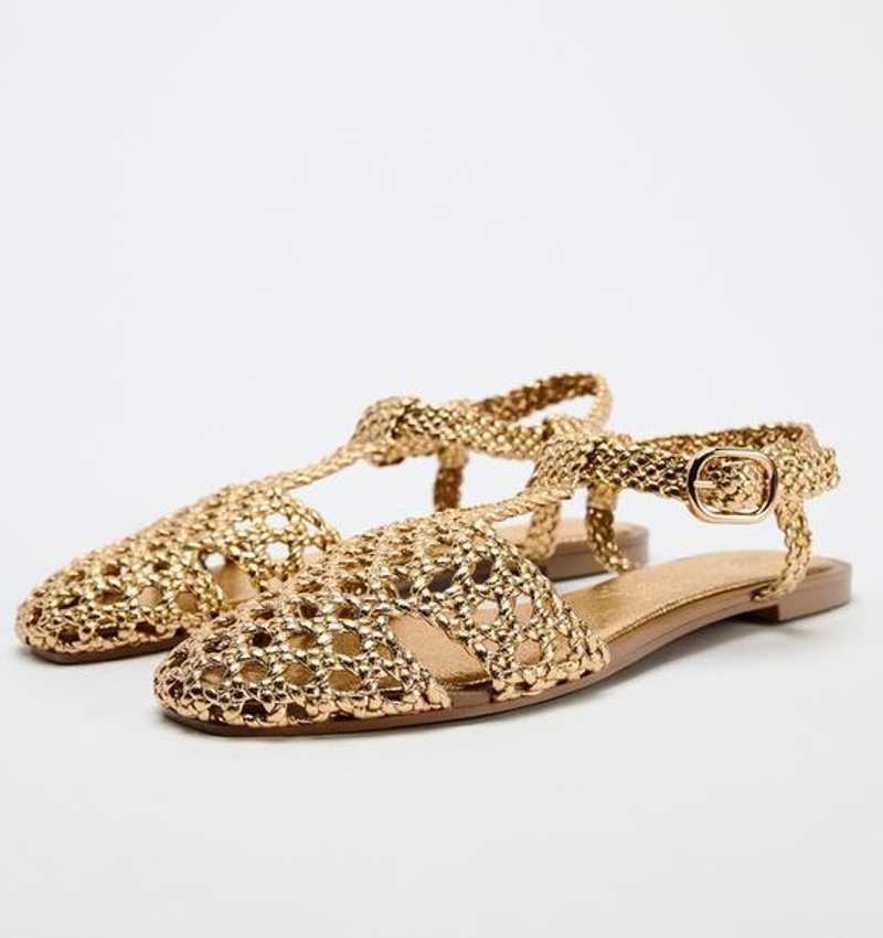 Sandalias cangrejeras zara