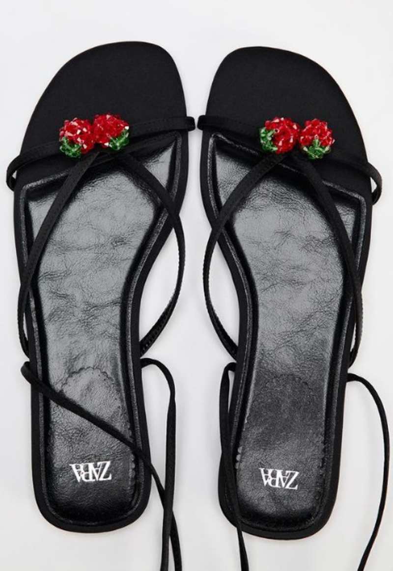 sandalias cereza
