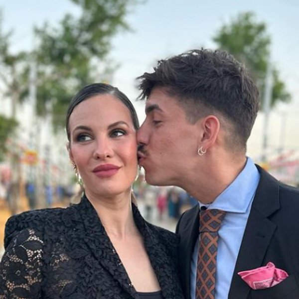 Jessica Bueno y Luitingo en la Feria de Abril. 