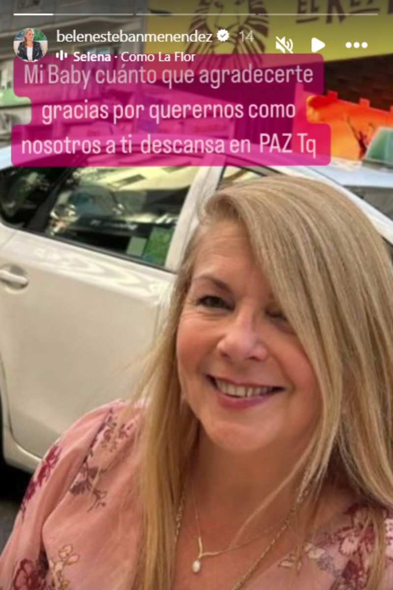 Belén Esteban se despide de una amiga