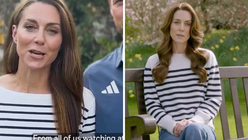 Kate Middleton en sus dos mensajes