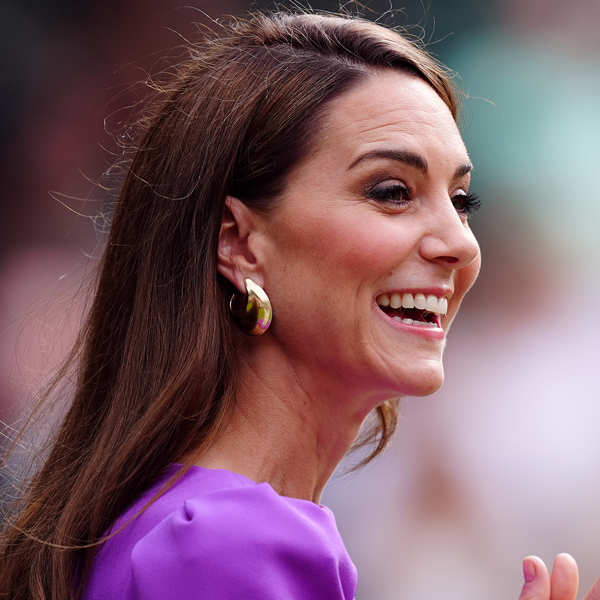 Kate Middleton, muy sonriente en Wimbledon