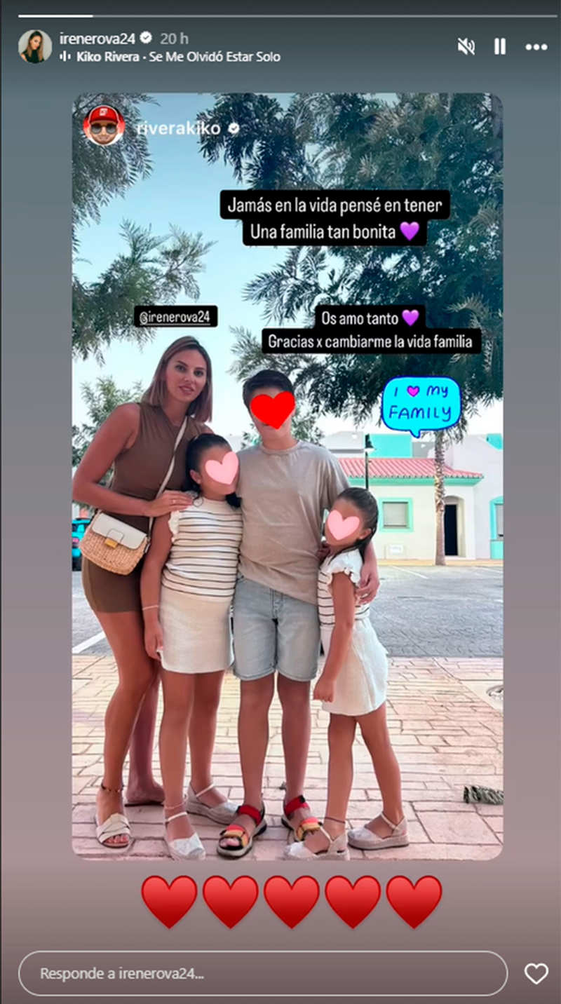 Kiko Rivera declara su amor a su familia.