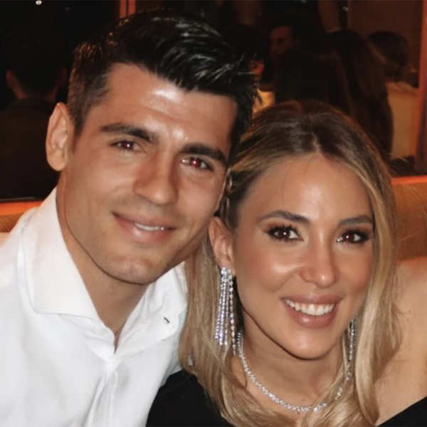 Alice Campello y Álvaro Morata en una cena