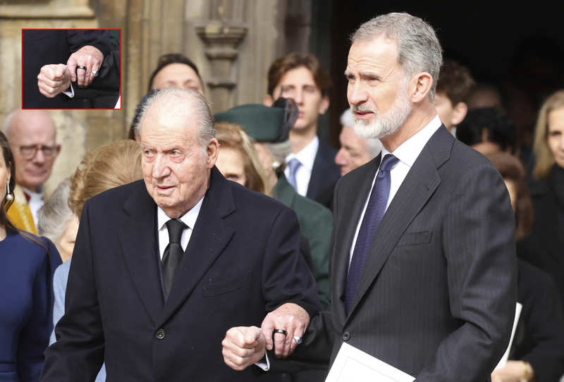 El anillo del Rey Juan Carlos, que controla su salud