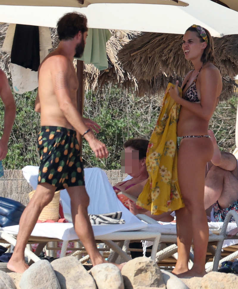 Javier Ungría y Raquel Arias, en Ibiza.