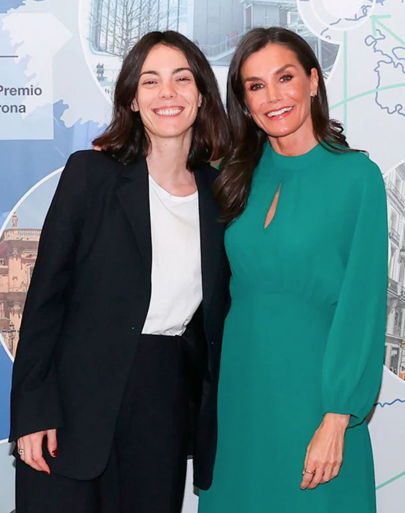 La Reina Letizia con Vicky Luengo