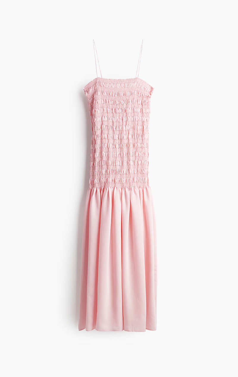 Maxivestido con fruncido de H&M 39,99 euros