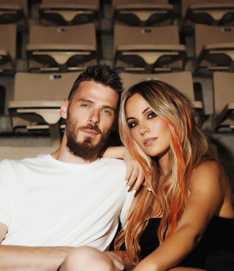 Edurne y David de Gea, foto de redes. 