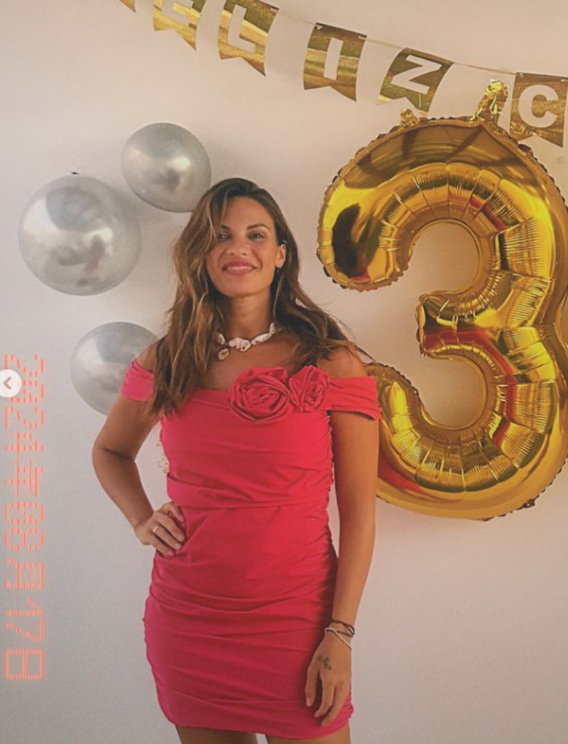 Jessica Bueno durante su 34 cumpleaños. 