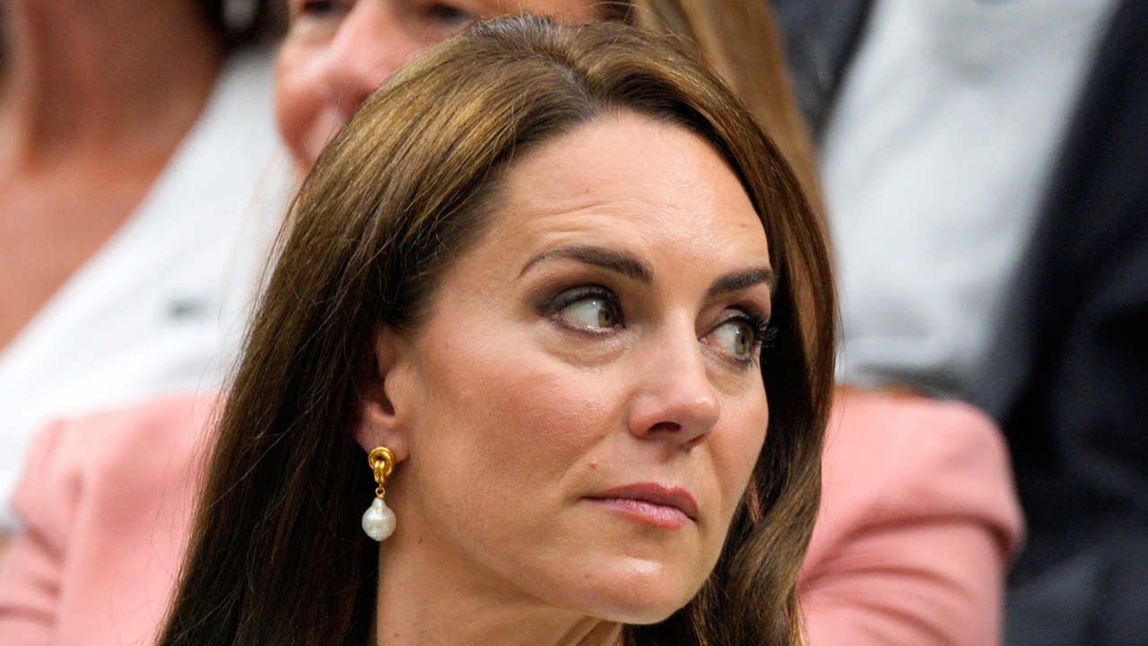 Kate Middleton, con rostro serio en Wimbledon