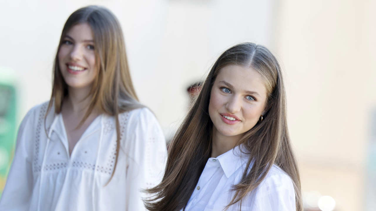 La Infanta Sofía y su hermana, la Princesa Leonor, sometidas a examen