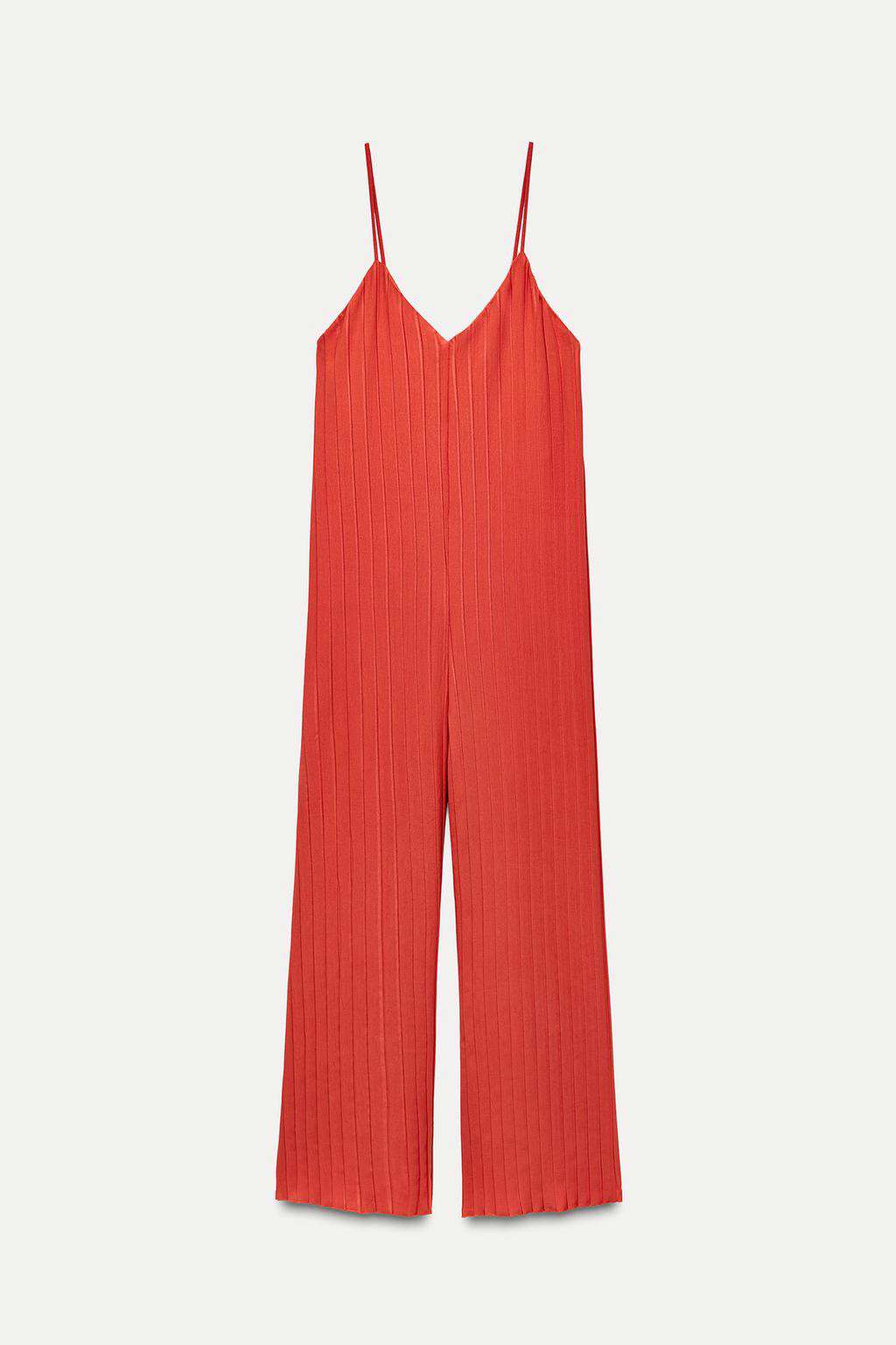 Mono largo plisado de Zara 39,95 euros