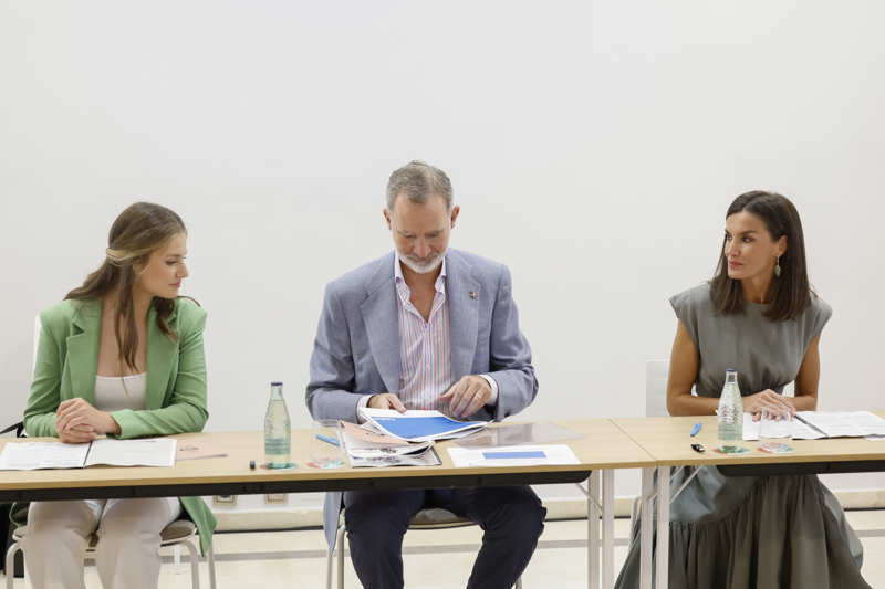 Letizia Leonor y Felipe VI