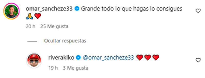 Mensaje Omar Sánchez.