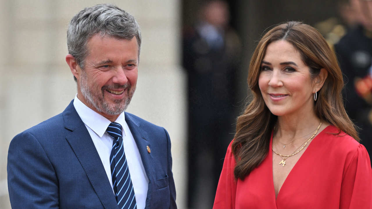 Federico y Mary de Dinamarca, en París. 