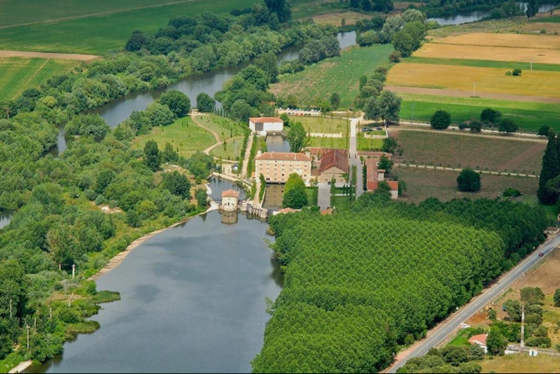 Vista aérea de Hacienda Zorita. 