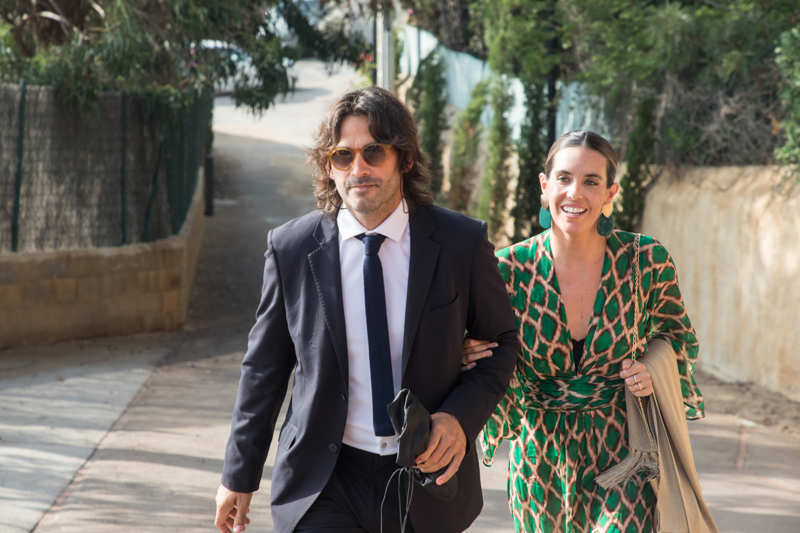 Ona Carbonell en la boda de Jordi Cruz. 